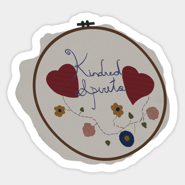 Anne With An E Kindered Spirits Embroidery Frame Hoop Tabouret Handcraft Sticker by senaeksi